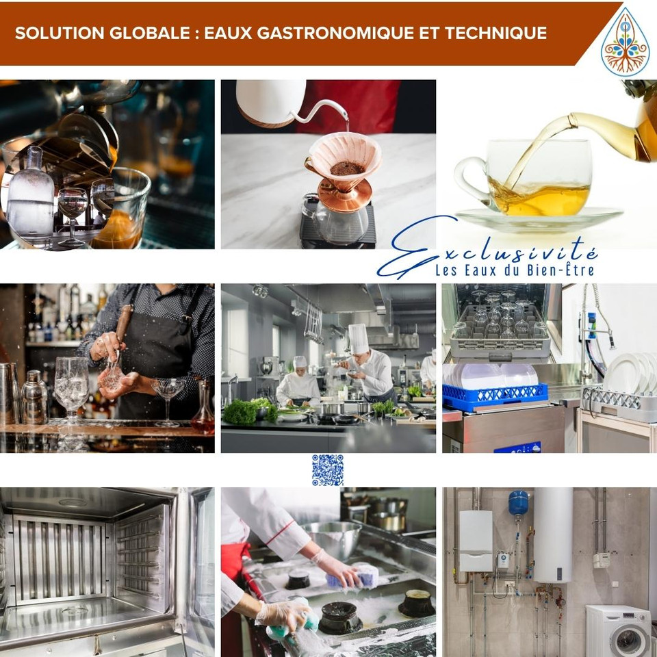 solution de FILTRATION GLOBALE tout-en-un pouvant être connectée à tous vos équipements de cuisine et de bar