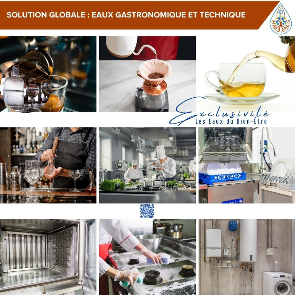 solution de FILTRATION GLOBALE tout-en-un pouvant être connectée à tous vos équipements de cuisine et de bar